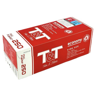 Tubki do nabijania papierosów T&T (250 szt.)