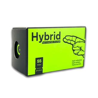 Фільтри для самокруток HYBRIDE CARBON CLASSIC - 6,4 х 30 мм (55 шт) Фільтри для самокруток HYBRIDE CARBON CLASSIC - 6,4 х 30 мм (55 шт)