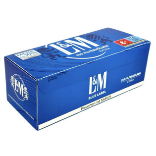 Tubki do nabijania papierosów LM BLUE 24 mm (250 szt.)