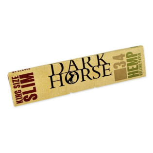 Dark Horse Ks Unbleached Hemp /34 Rolling Paper