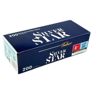 Gilzy do nabijania papierosów SILVER STAR KS (200 szt.) Gilzy do nabijania papierosów SILVER STAR KS (200 szt.)