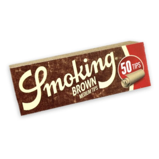 Фільтри для самокруток SMOKING BROWN TIPS (50 шт)