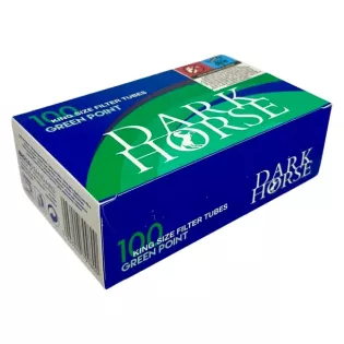 Gilzy papierosowe DARK HORSE GREEN POINT (100 szt)