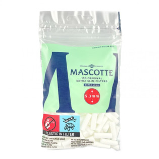 Фільтри для самокруток MASCOTTE EXTRA SLIM ORIGINAL 5,3х19 мм (150 шт)