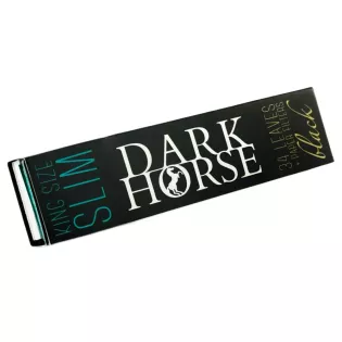 DARK HORSE KS SLIM BLACK magnetic rolling paper + filter tips