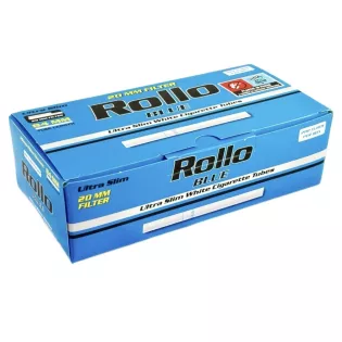 Gilzy papierosowe ROLLO BLUE ULTRA SLIM 6,5x20mm, 84 mm (200 szt.)