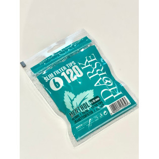 Filtry do papierosów skręcanych DARK HORSE SLIM MENTHOL 6x15 mm (120 szt.) 