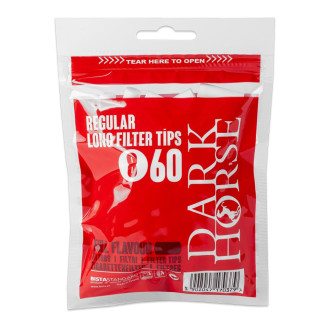 Фільтри для самокруток DARK HORSE REGULAR LONG 8х22 мм (60 шт)