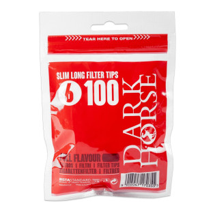 Фільтри для самокруток DARK HORSE SLIM X-LONG 6х22 мм (100 шт)