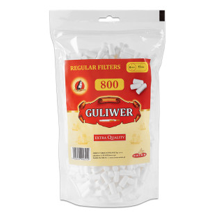 Фільтри для самокруток GULIWER REGULAR 8X15 мм (800 шт)