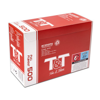 Tłoczki do nabijania papierosów  T&T (500 szt.)