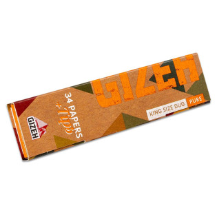 Bibułki GIZEH KS DUO PURE + TIPS