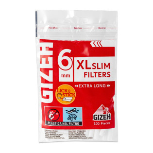 Фільтри для самокруток GIZEH SLIM EXTRA LONG 6x19 мм (100 шт)