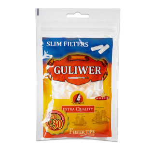 Фільтри для самокруток GULIWER SLIM 6X15 мм (150 шт) Фільтри для самокруток GULIWER SLIM 6X15 мм (150 шт)