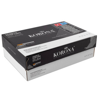 Гільзи для набивання сигарет KORONA SLIM (1000 шт) тоненькі
