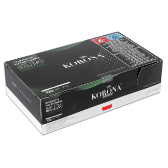 Tubki do nabijania papierosów KORONA SLIM MENTHOL (120 szt.)