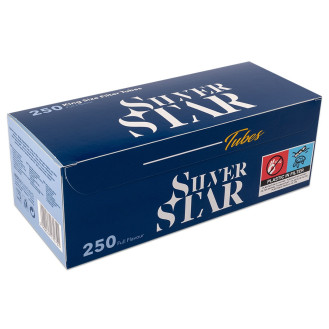 Cigarette Tubes Silver Star KS (250 Pcs)