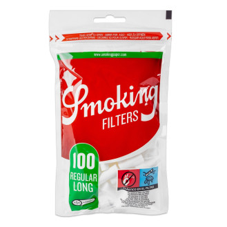 Фільтри для самокруток SMOKING REGULAR LONG 8х22 мм ( 100 шт) Фільтри для самокруток SMOKING REGULAR LONG 8х22 мм ( 100 шт)