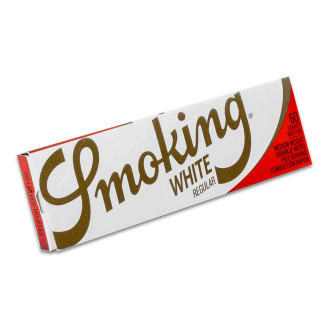 Bibułki do skrętów SMOKING WHITE REGULAR