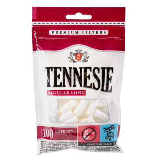 Фільтри для самокруток TENNESIE REGULAR LONG 8х20мм (100 шт) Фільтри для самокруток TENNESIE REGULAR LONG 8х20мм (100 шт)