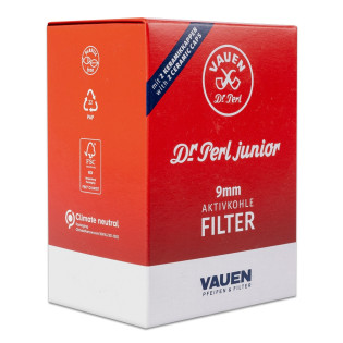 Filtry do fajek VAUEN 9 mm (180 szt.) Filtry do fajek VAUEN 9 mm (180 szt.)